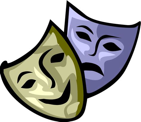 Drama Masks Vector - ClipArt Best