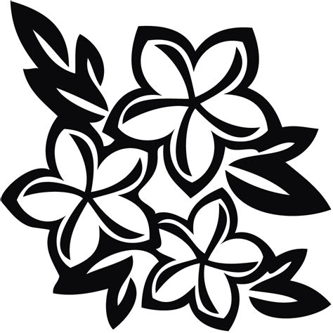 Plumeria Clip Art - ClipArt Best