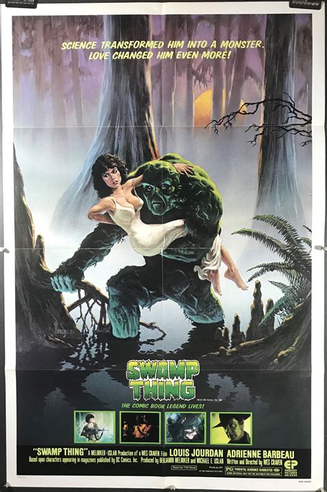 THE SWAMP THING, Original Vintage Wes Craven Movie Poster - Original ...