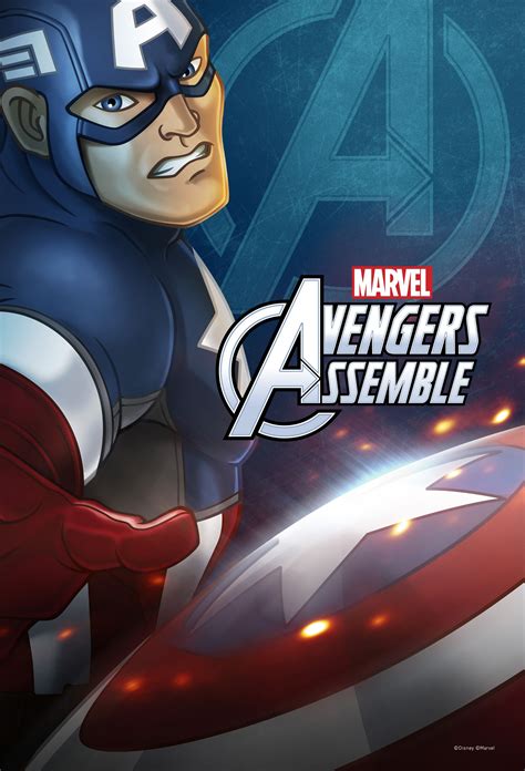 Avengers Assemble Movie, Captain America Poster, Marvel Animation ...