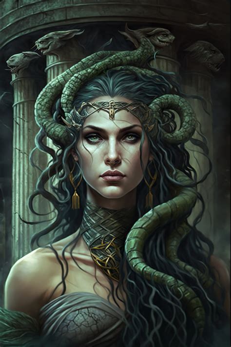 Medusa Art 4k - Etsy