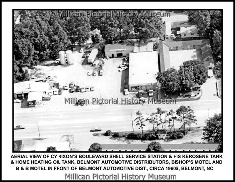 Aerial view of Cy Nixon’s Boulevard Shell Service Station & his ...