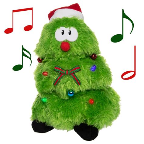 Simply Genius 12" Animated Christmas Tree: Singing Dancing Plush Toy ...