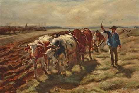 Oxen Plowing - Rosa Bonheur - WikiArt.org