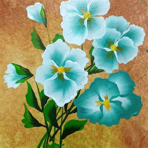 Pansy flower painting in 2021 | Pansies flowers, Painting crafts ...