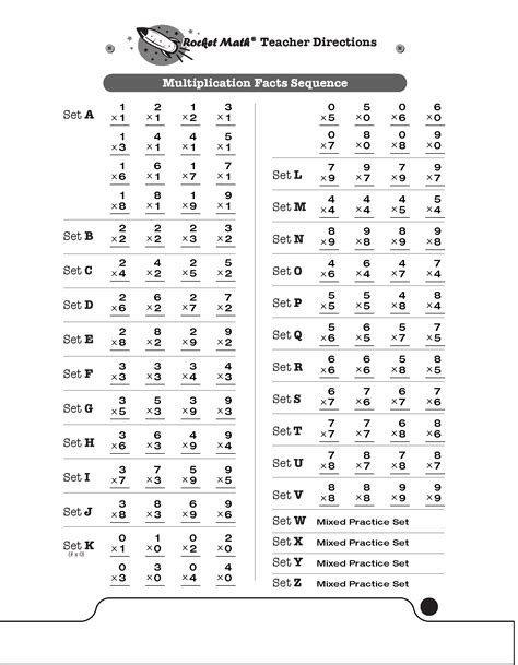 Division 10s, 11s, 12s - Rocket Math