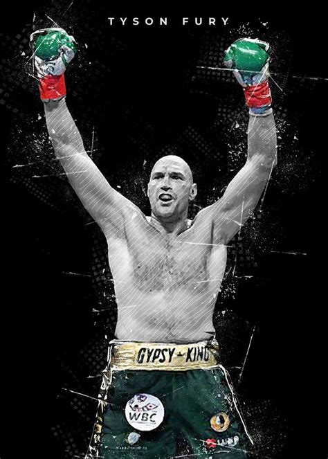 'Tyson Fury' Poster, picture, metal print, paint by Creative Shop ...