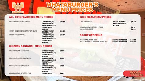 Updated Whataburger's Menu Prices + Secret Items (2024)