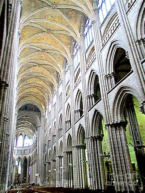 Rouen Cathedral Interior 4 Photograph by Randall Weidner - Pixels