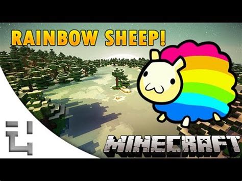 Minecraft - Rainbow Sheep! [Easter Egg] - YouTube