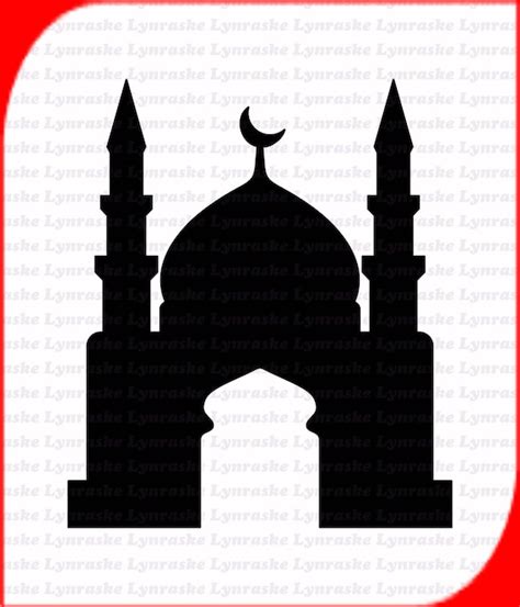 Mosque Silhouette SVG Svg Dxf Cricut Silhouette Cut File - Etsy