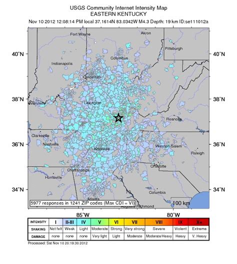 Did you feel it? 4.3 earthquake in Kentucky | Kentucky, Map, Earthquake