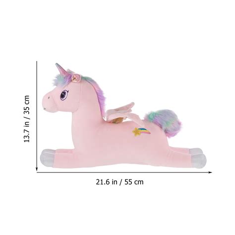 TOYMYTOY Creative Plush Toy Stuffed Unicorn Toy Adorable Home Office ...