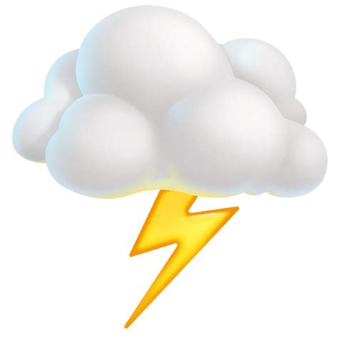 🌩️ Cloud with Lightning on Twitter Emoji Stickers 13.1