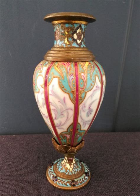 Art Nouveau champleve decorative vase - Art Nouveau - Catawiki