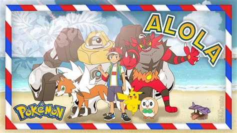 Pokemon Journeys Ash's Alola Team Reunion : r/Pokemonart