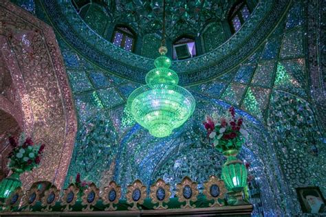 Interior of Shah E Cheragh Shrine, Shiraz, Iran Editorial Photo - Image ...