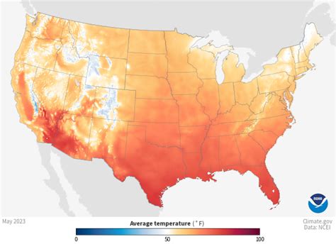 Temperature - US Monthly Average | NOAA Climate.gov