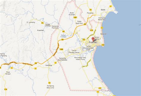 Kuantan Map