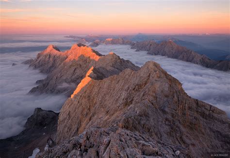 Zugspitze Summit Sunset | Wettersteingebirge, Germany | Mountain ...