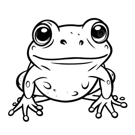 Gambar Sketsa Kartun Katak Png, Vektor, PSD, dan Clipart Dengan ...