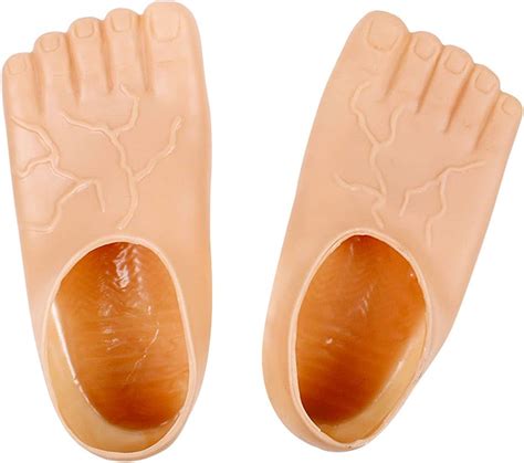 Barefoot Funny Feet Slippers Jumbo Big Foot Realistic Costume ...