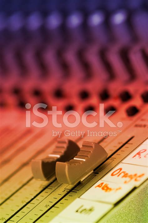 Master Volume Control On Sound Board Stock Photo | Royalty-Free ...