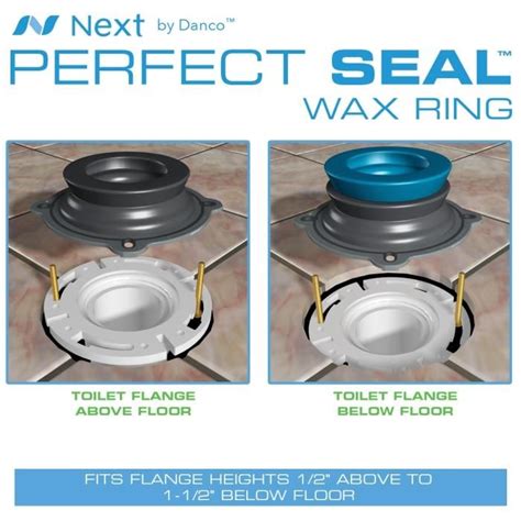 DANCO Perfect Seal Toilet Wax Ring 10718X - The Home Depot | Toilet ...