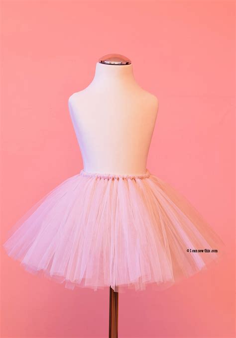 How to make a fluffy no-sew tutu skirt for a child - I Can Sew This