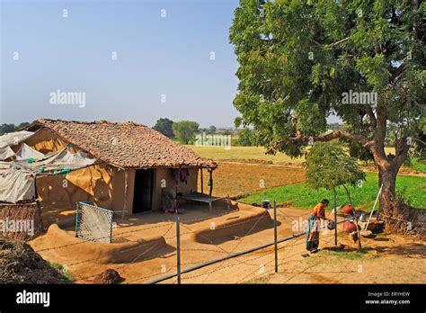 Indian village house hi-res stock photography and images - Alamy