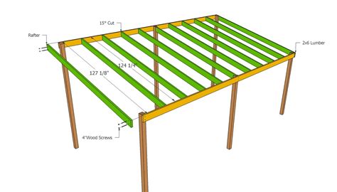 Woodwork Lean To Carport Plans PDF Plans