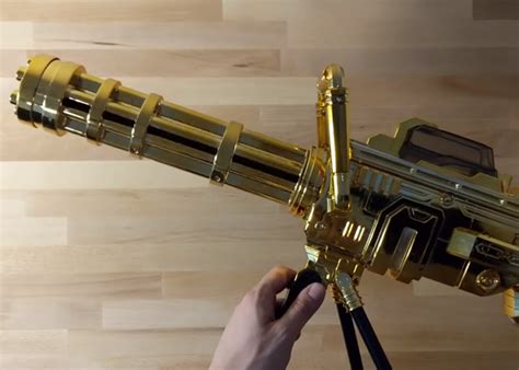 ASP Maxpower Orbeez Golden Minigun | Popular Airsoft: Welcome To The ...