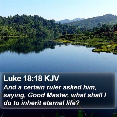 Luke 18:18 KJV Bible Verse Images