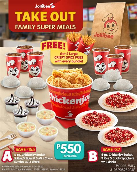 Jollibee Delivery Menu Prices