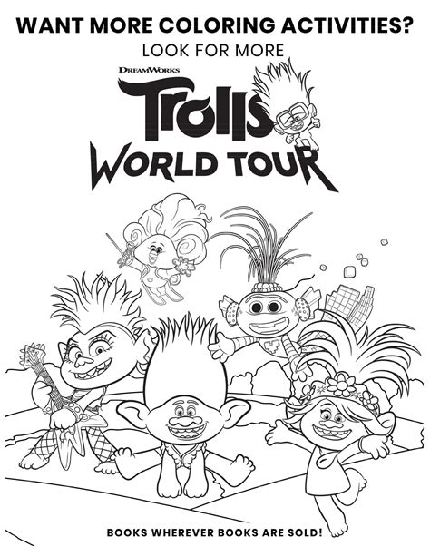 Trolls World Tour coloring pages - YouLoveIt.com