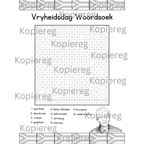 Vryheidsdag Leestuk en Woordsoek aktiwiteit • Teacha!