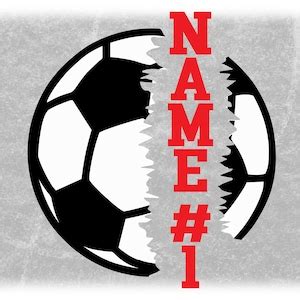 Sports Clipart: Black and White Bold Half Soccer Ball Torn With Tears ...