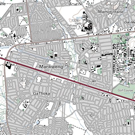 2329DC MANKWENG Map by Chief Directorate: National Geo-spatial ...