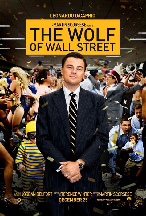 Wolf of Wall Street released on 25/12/2013. The $100M budgeted pic ...