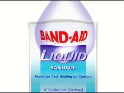 Band-Aid Liquid Bandage - YouTube