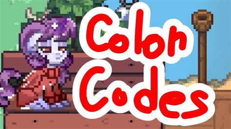 few weird pony town color codes that you might be interested in - YouTube