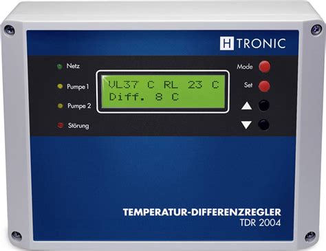 H-Tronic 110990 TDR 2004 Differential temperature controller | Conrad.com