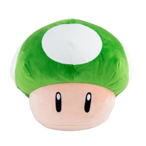 Mario Kart: Mega Mushroom Green Plush | GameStop