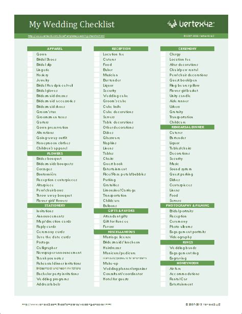 event planning checklist template excel