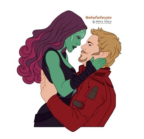 Paola Tosca - Marvel Prelude to a Kiss Gamora & Star Lord | Gamora ...