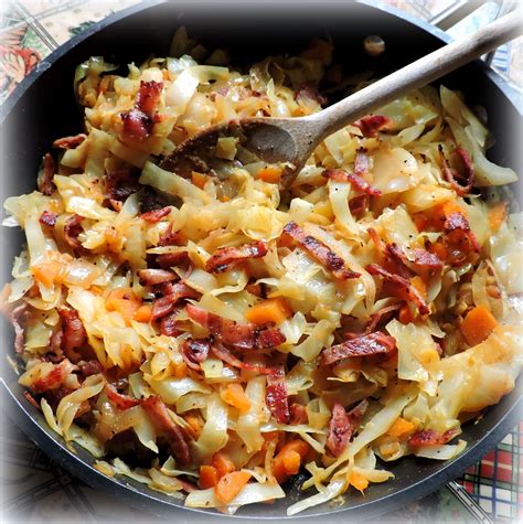 Fried Cabbage with Bacon & Onions | The English Kitchen