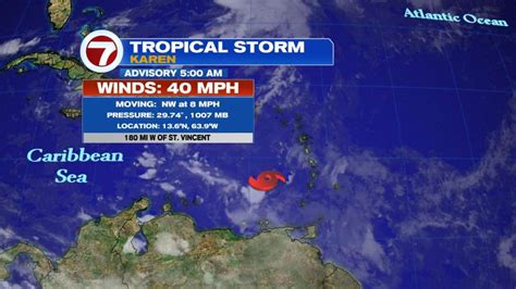 Tropical Storm Karen forms, warning issued for Puerto Rico and US ...