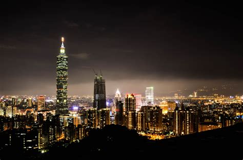 Night view of Taipei 101 | 사진