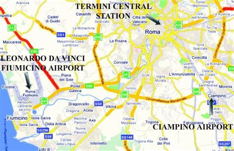 Airports Rome Italy Map - Angela Maureene