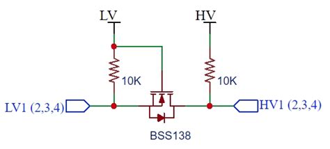 Logic Level Shifter Circuit Diagram